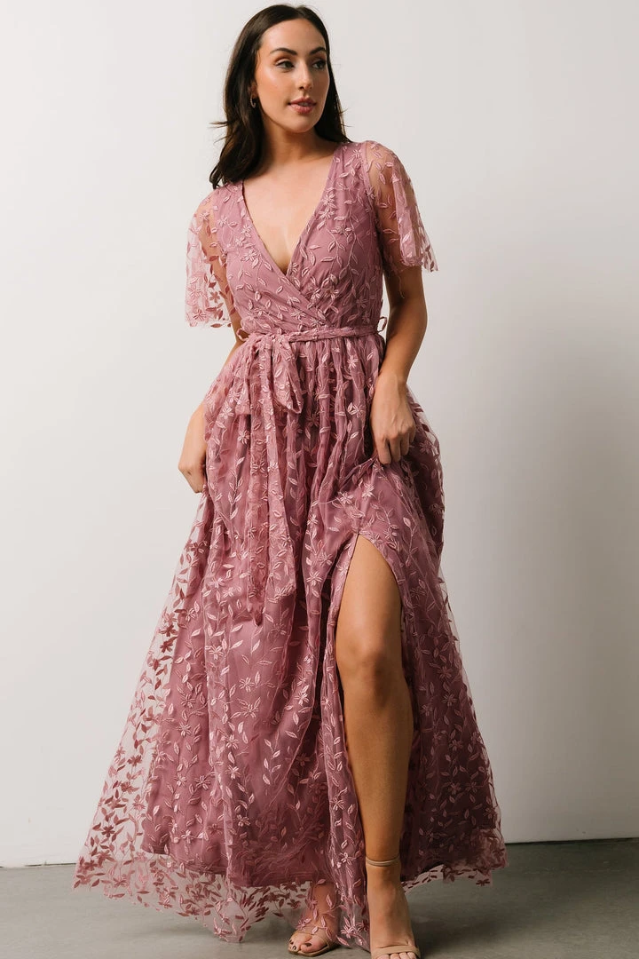 BB Custom Marseille Embossed Maxi Dress | Orchid Dresses 7 BB Custom Marseille Embossed Maxi Dress | Orchid Dresses