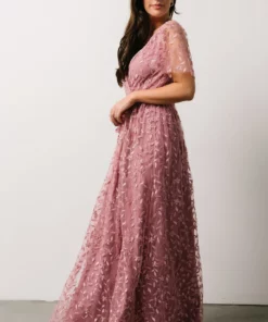 BB Custom Marseille Embossed Maxi Dress | Orchid Dresses 10 BB Custom Marseille Embossed Maxi Dress | Orchid Dresses