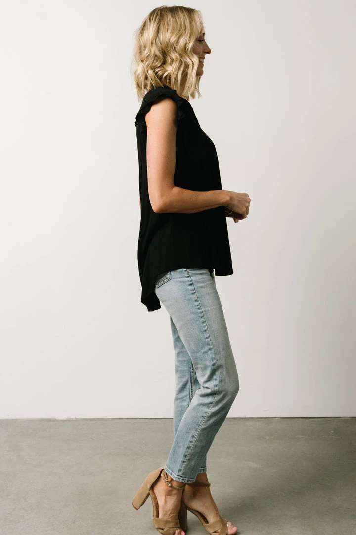 KA Mason Top | Black Tops 4 KA Mason Top | Black Tops