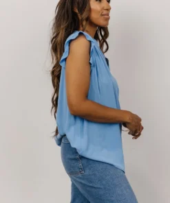 KA Tops Mason Top | Sky Blue