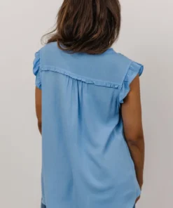 KA Tops Mason Top | Sky Blue