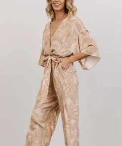 DF Maxwell Jumpsuit | Natural Palm Print Boho 13 DF Maxwell Jumpsuit | Natural Palm Print Boho