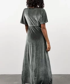 BB Custom Meghan Velvet Wrap Maxi Dress | Eucalyptus Dresses 14 BB Custom Meghan Velvet Wrap Maxi Dress | Eucalyptus Dresses