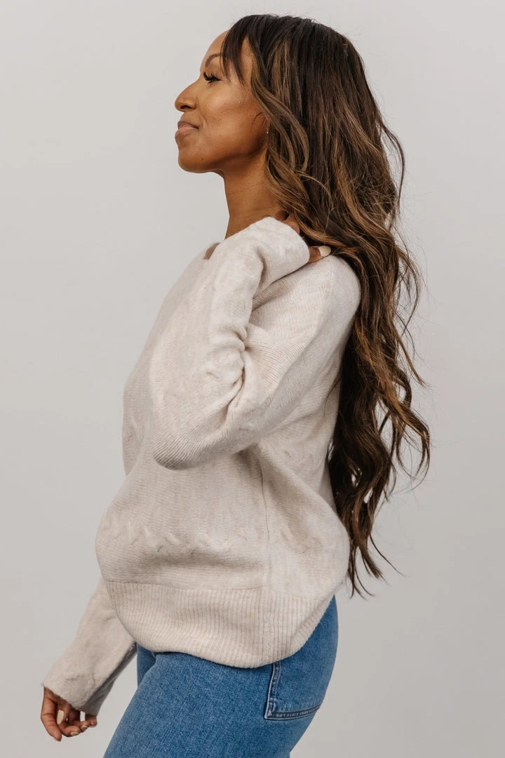 GIL Tops Meline Sweater | Light Beige 7 GIL Tops Meline Sweater | Light Beige