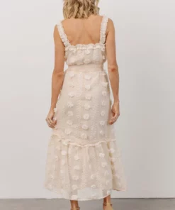 FT Dresses Melody Swiss Dot Midi Dress | Vintage Cream 11 FT Dresses Melody Swiss Dot Midi Dress | Vintage Cream