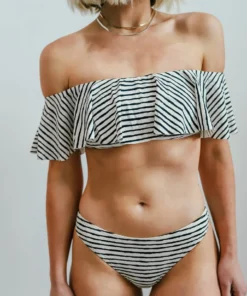 Menton Stripe Bikini Bottom