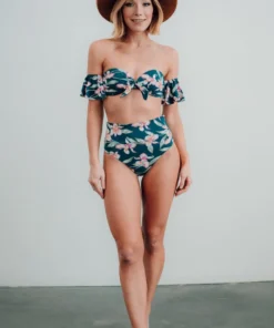 EN Miami Bikini Bottom | Topaz Floral Swim