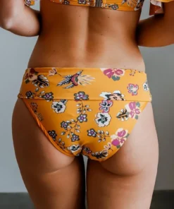 EN Swim Miami Bikini Bottom | Yellow Floral