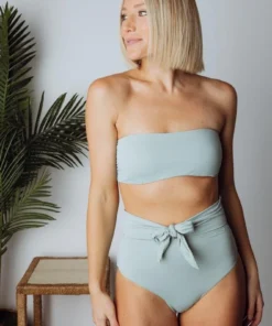 EN Milos High Waist Tie Bikini Bottom | Sage Swim 11 EN Milos High Waist Tie Bikini Bottom | Sage Swim