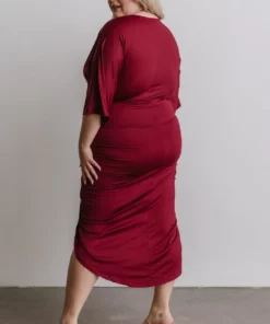 DD Mimi Midi Dress | Burgundy Dresses 18 DD Mimi Midi Dress | Burgundy Dresses