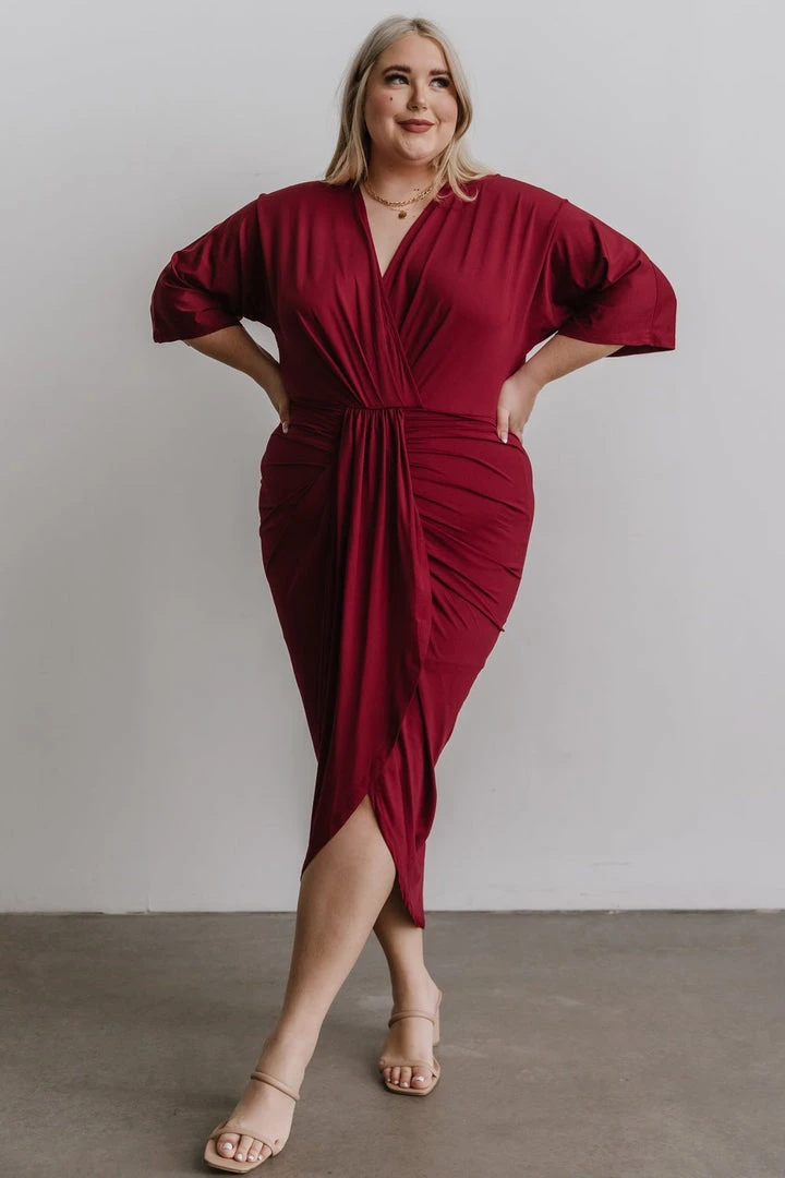 DD Mimi Midi Dress | Burgundy Dresses 2 DD Mimi Midi Dress | Burgundy Dresses