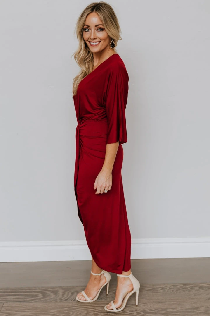 DD Mimi Midi Dress | Burgundy Dresses 6 DD Mimi Midi Dress | Burgundy Dresses