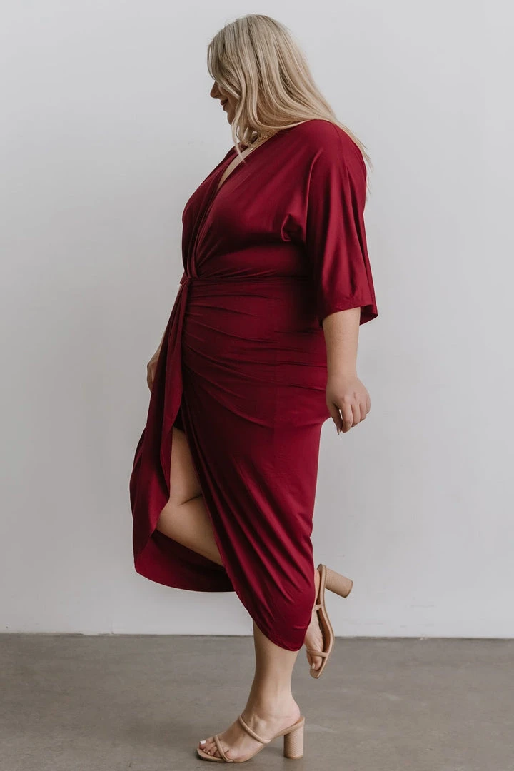 DD Mimi Midi Dress | Burgundy Dresses 5 DD Mimi Midi Dress | Burgundy Dresses