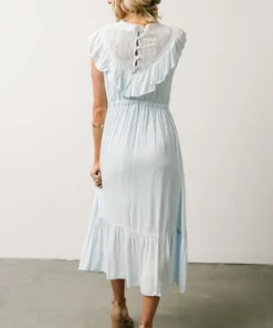 IL Misty Lace Panel Midi Dress | Sky Blue 14 IL Misty Lace Panel Midi Dress | Sky Blue