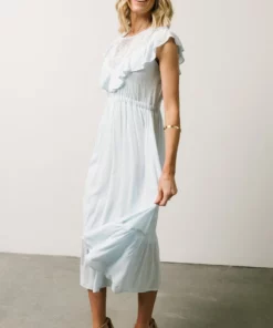 IL Misty Lace Panel Midi Dress | Sky Blue 11 IL Misty Lace Panel Midi Dress | Sky Blue