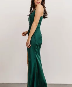 RR Monet Satin Gown | Emerald 12 RR Monet Satin Gown | Emerald