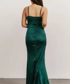 RR Monet Satin Gown | Emerald 14 RR Monet Satin Gown | Emerald