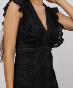 BB Custom Monroe Lace Dress | Black