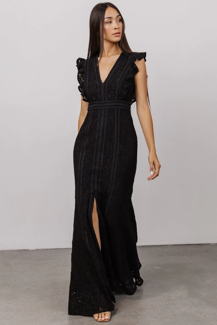 BB Custom Monroe Lace Dress | Black 4 BB Custom Monroe Lace Dress | Black