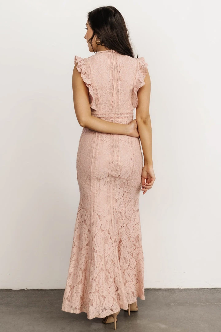 BB Custom Monroe Lace Dress | Blush 5 BB Custom Monroe Lace Dress | Blush