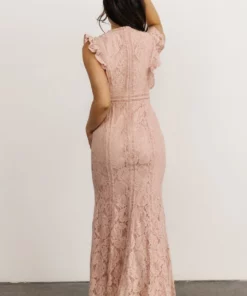 BB Custom Monroe Lace Dress | Blush 14 BB Custom Monroe Lace Dress | Blush