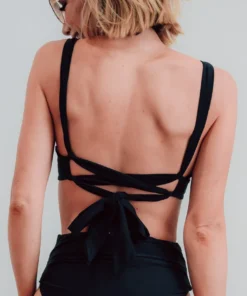 BJB Montego Bikini Top | Black Swim