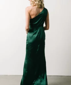 SL Morgan One Shoulder Gown | Emerald Dresses