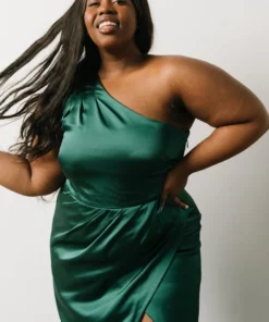 SL Morgan One Shoulder Gown | Emerald Dresses