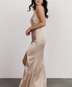 RR Dresses Monet Satin Gown | Champagne