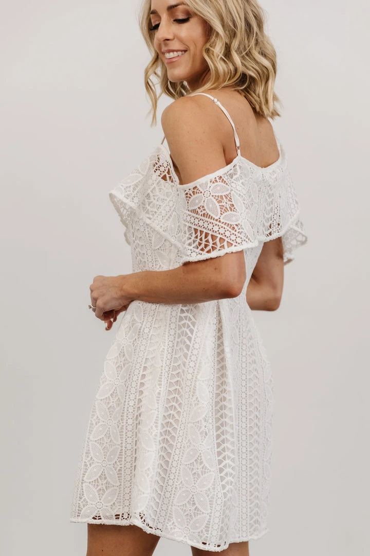SL Munich Lace Short Dress | White Dresses 7 SL Munich Lace Short Dress | White Dresses
