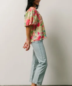 FT Tops Nancy Top | Multi Floral 16 FT Tops Nancy Top | Multi Floral