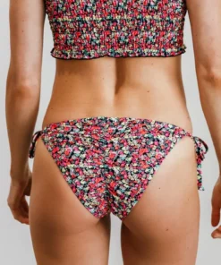BJB Nikki Neon Floral Bikini Bottom Swim