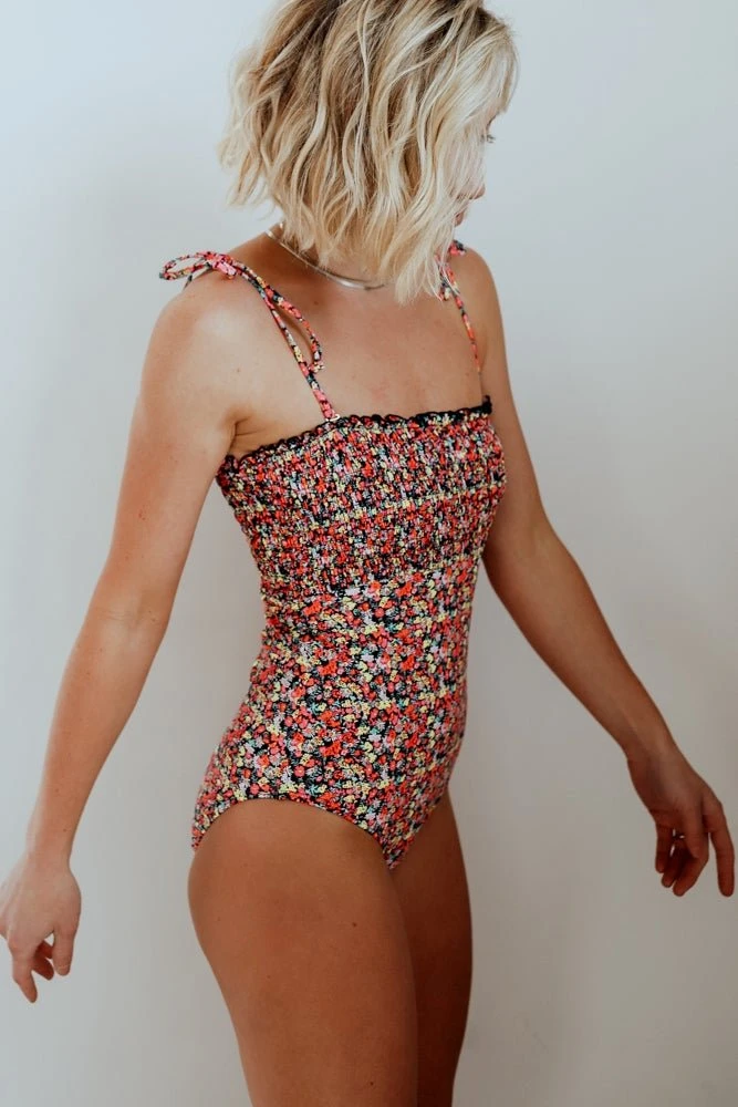 BJB Swim Nikki Neon Floral One Piece 5 BJB Swim Nikki Neon Floral One Piece