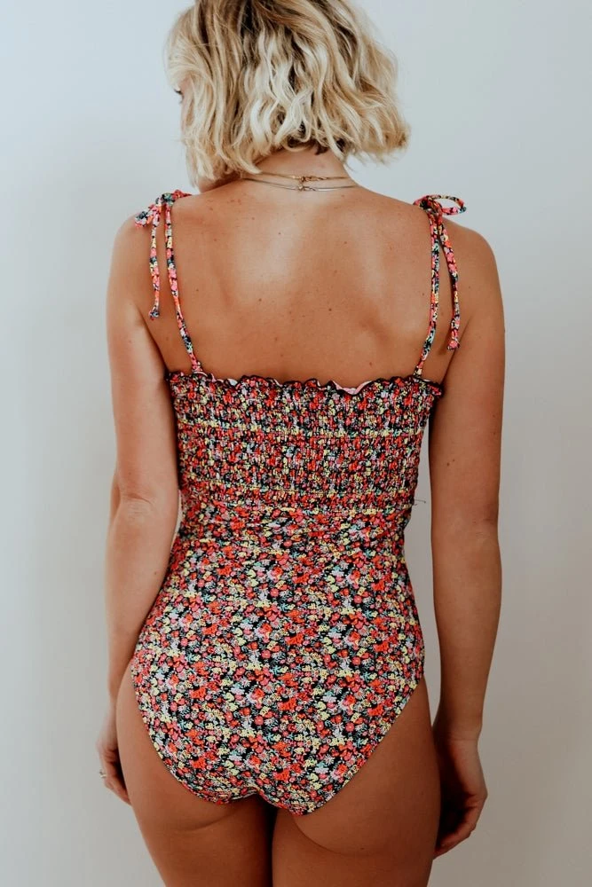 BJB Swim Nikki Neon Floral One Piece 6 BJB Swim Nikki Neon Floral One Piece