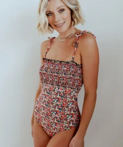 BJB Swim Nikki Neon Floral One Piece 19 BJB Swim Nikki Neon Floral One Piece