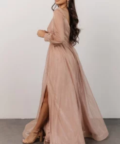 Soi Octavia Shimmer Gown | Blush 12 Soi Octavia Shimmer Gown | Blush