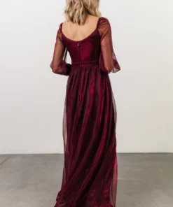 Soi Dresses Octavia Shimmer Gown | Mulberry 8 Soi Dresses Octavia Shimmer Gown | Mulberry