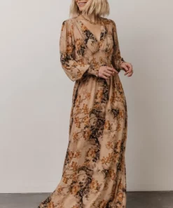 BB Custom Dresses Olivia Maxi Dress | Camel Print 25 BB Custom Dresses Olivia Maxi Dress | Camel Print