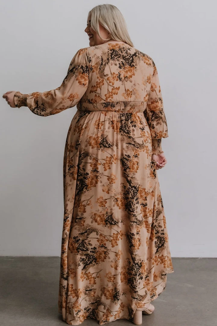 BB Custom Dresses Olivia Maxi Dress | Camel Print 7 BB Custom Dresses Olivia Maxi Dress | Camel Print