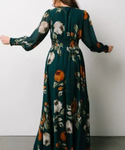BB Custom Olivia Maxi Dress | Deep Topaz Floral 21 BB Custom Olivia Maxi Dress | Deep Topaz Floral