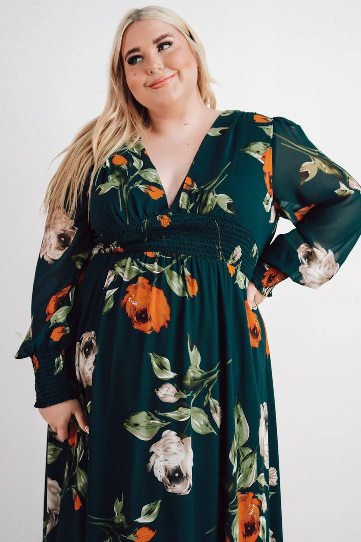 BB Custom Olivia Maxi Dress | Deep Topaz Floral 6 BB Custom Olivia Maxi Dress | Deep Topaz Floral