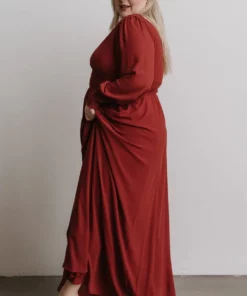 BB Custom Olivia Maxi Dress | Rust