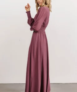 BB Custom Dresses Olivia Maxi Dress | Vintage Plum 15 BB Custom Dresses Olivia Maxi Dress | Vintage Plum
