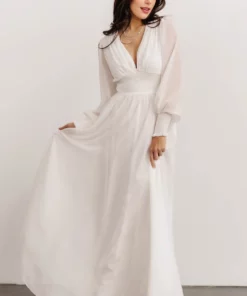 BB Custom Olivia Maxi Dress | White