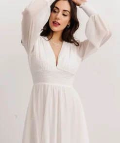 BB Custom Olivia Maxi Dress | White 19 BB Custom Olivia Maxi Dress | White