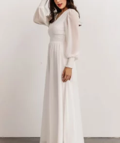 BB Custom Olivia Maxi Dress | White 14 BB Custom Olivia Maxi Dress | White