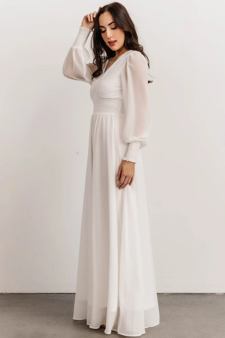 BB Custom Olivia Maxi Dress | White 5 BB Custom Olivia Maxi Dress | White