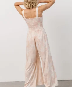 BL Ollie Wide Leg Jumpsuit | Dusty Rose