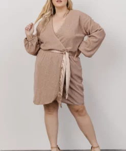 MA Dresses Packard Sparkle Mini Dress | Autumn Rose