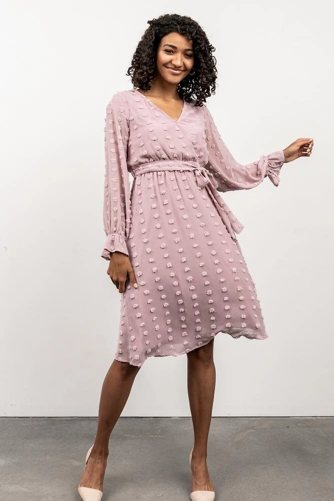 POL Paisley Dot Midi Dress | Blush 3 POL Paisley Dot Midi Dress | Blush